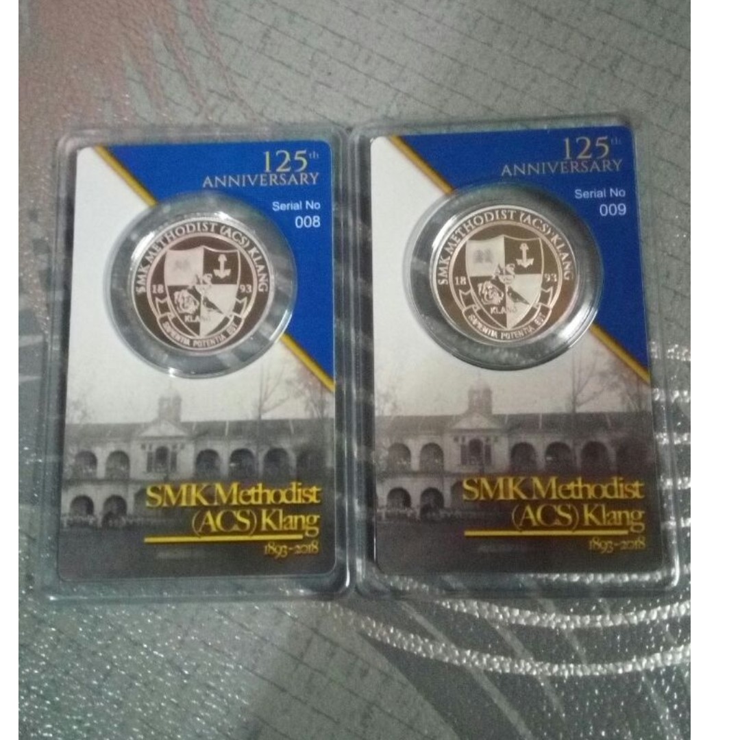 1 Dirham Smk Methodist Acs Klang 125th Antiques Vintage Collectibles On Carousell