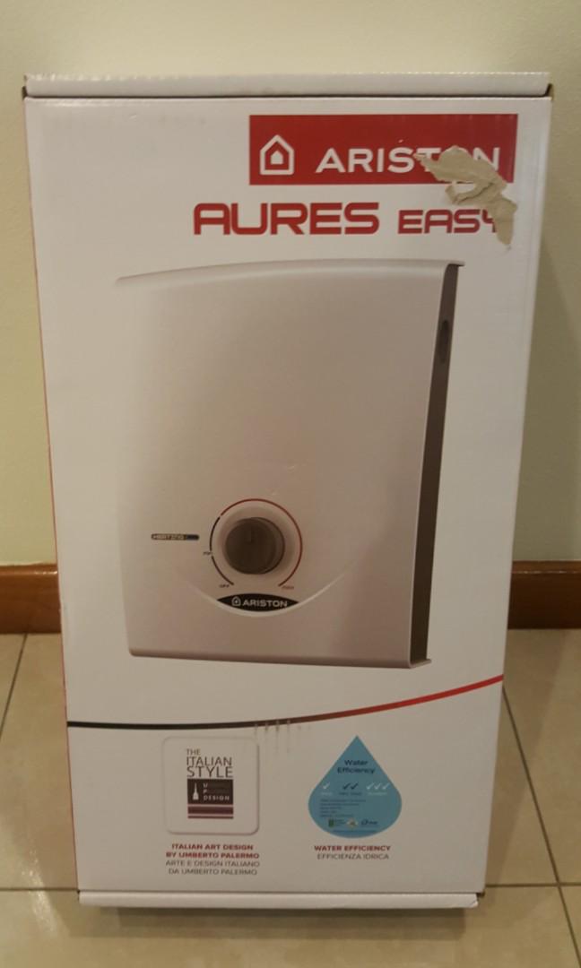 Ariston Aures Easy Instant Water Heater, TV u0026 Home Appliances, Water Heater  u0026 Instant Showers on Carousell