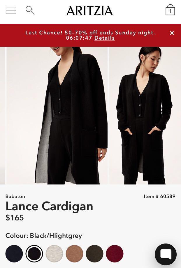 Babaton cardigan new arrivals