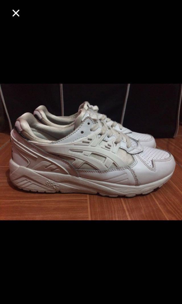 ASICS TIGER GEL KAYANO WHITE (Category: Sneakers) located in Calamba. Submitted by gadgets.aa (Listing ID 184059301, Image 1). Description: Replica IN GOOD CONDITION WITH ASICS BOX RFS: HINDI NA PO NAGAGAMIT. NEED FUNDS LANG :( Pm me if interested .