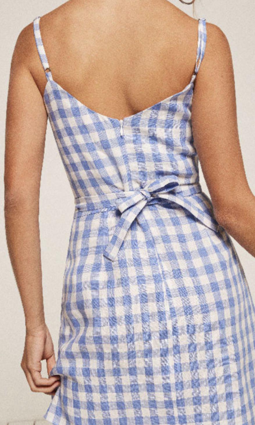 Authentic Reformation Beliz Dress in Coastline Women s Fashion