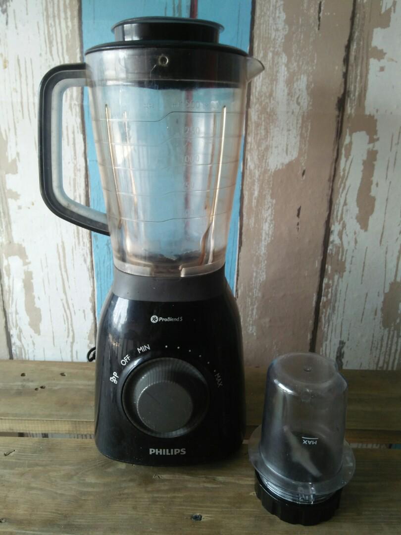 Blender Philips Hr 2157 Problend 5 Second Bekas Jualan Home