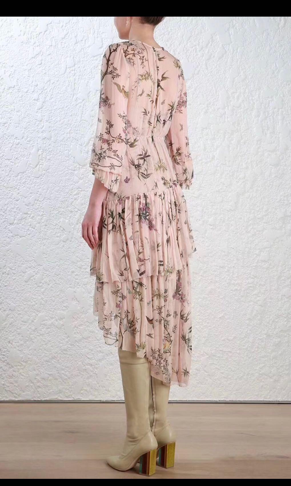 BNWT Authentic Zimmermann Maples Tier Dress
