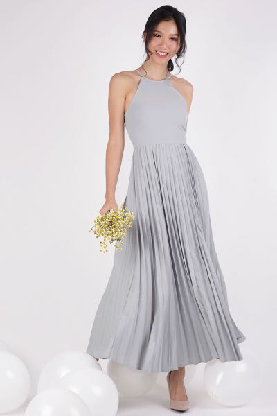 BNWT TTR Abe Pleated Maxi Dress (Soft 