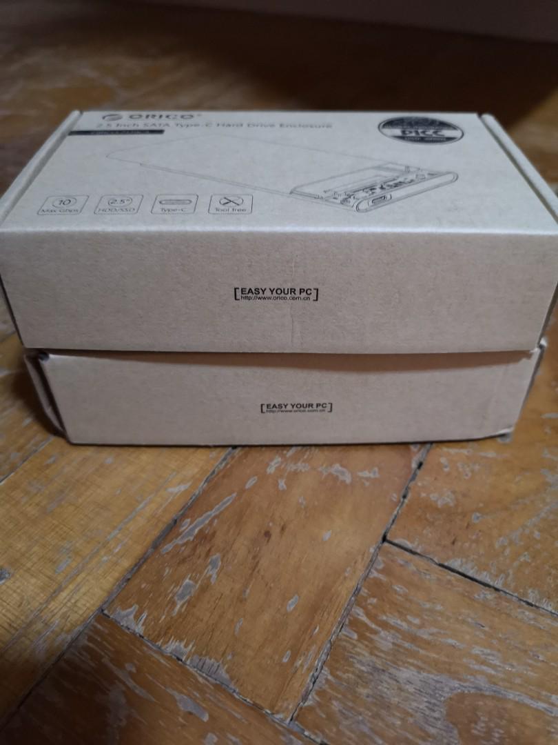 Brand new external 2.5 SSD / hard disk case enclosures USB3.1 Gen1 Type