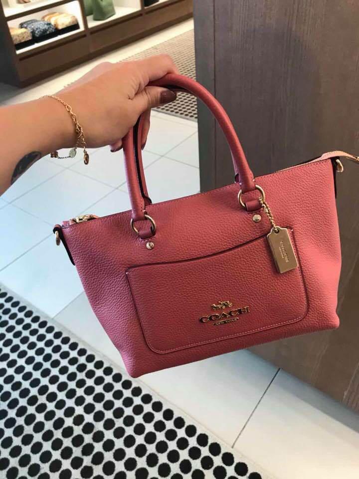 Coach mini on sale emma satchel size