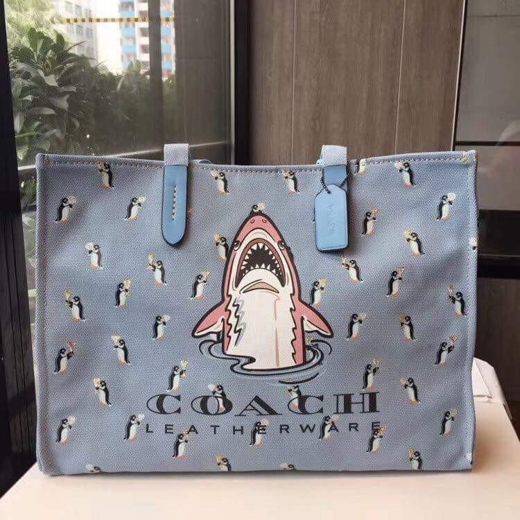 coach sharky tote