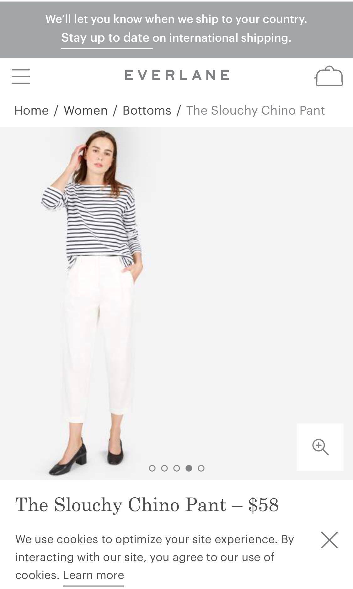 Everlane Slouchy Chino Pant, Women's 