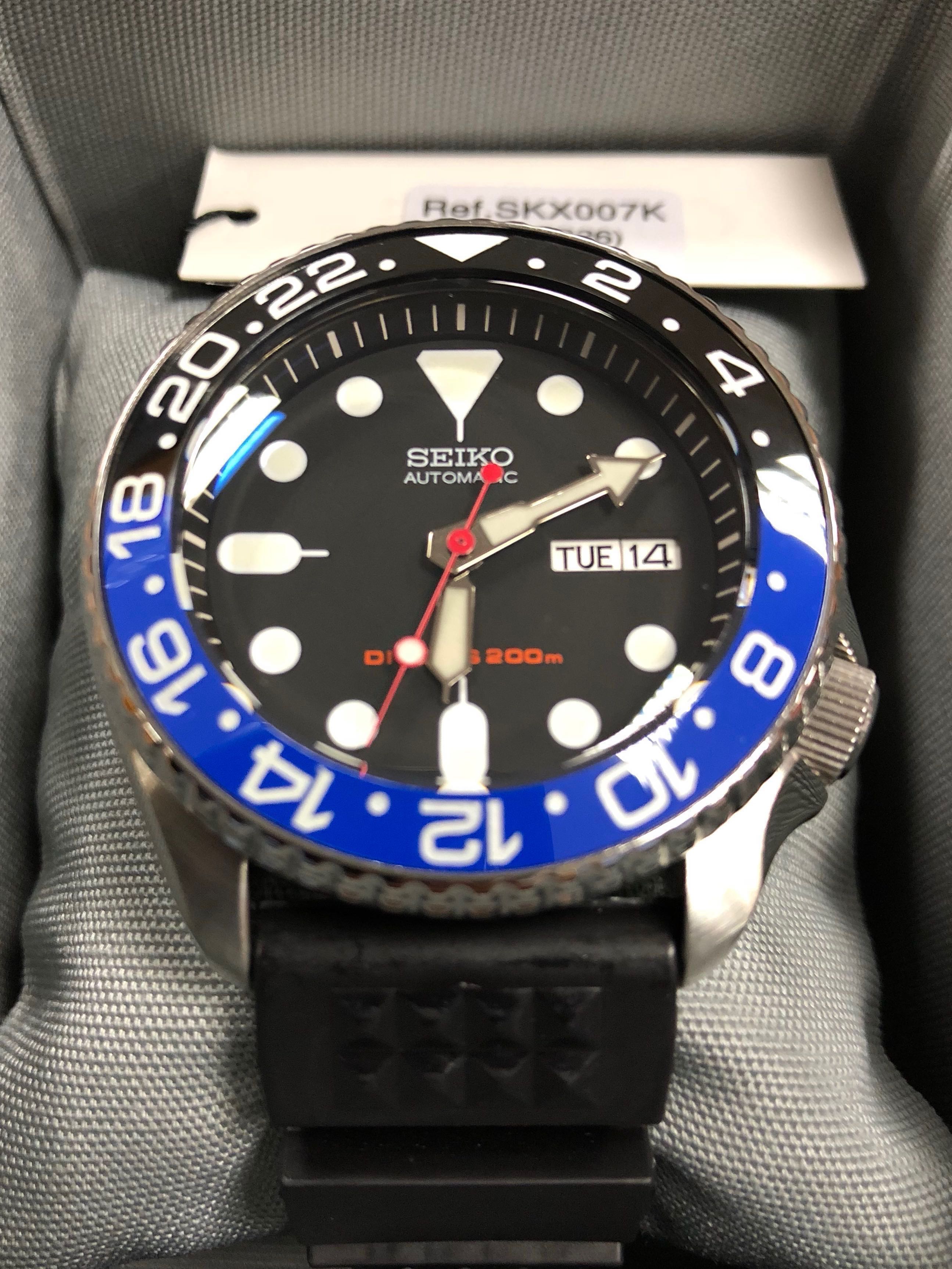 Seiko discount skx007j1 batman