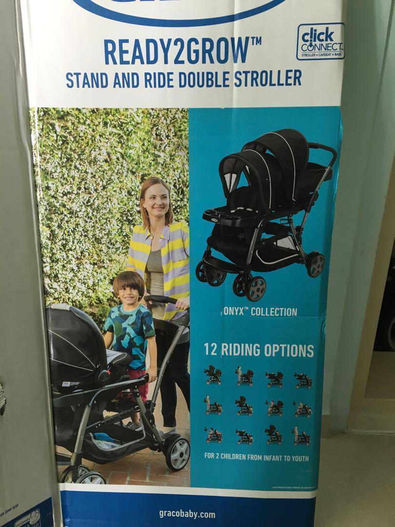 Graco onyx ready2grow double stroller best sale