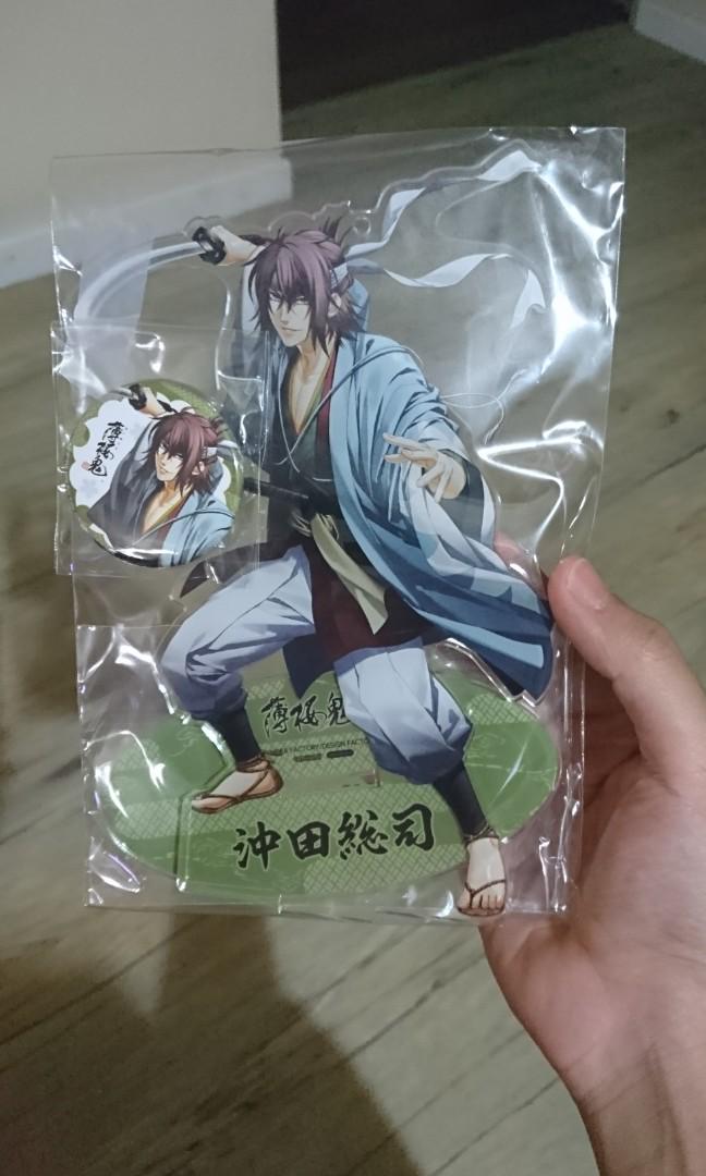 Wallpaper Hakuouki Okita Souji Acrylic Standee And Badge Amiami Exclusive Desktop Wallpaper
