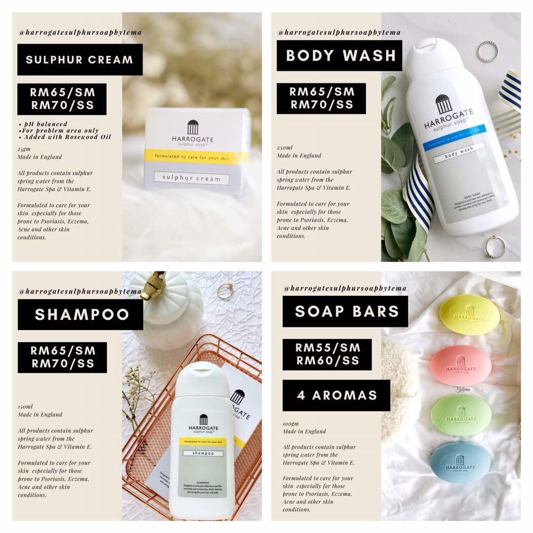 Harrogate Sulphur Soap Gayaraya Health Beauty Skin Bath Body On Carousell