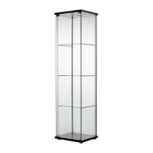 Ikea Display Glass Cabinet Furniture, Ikea Cabinet Shelf Glass