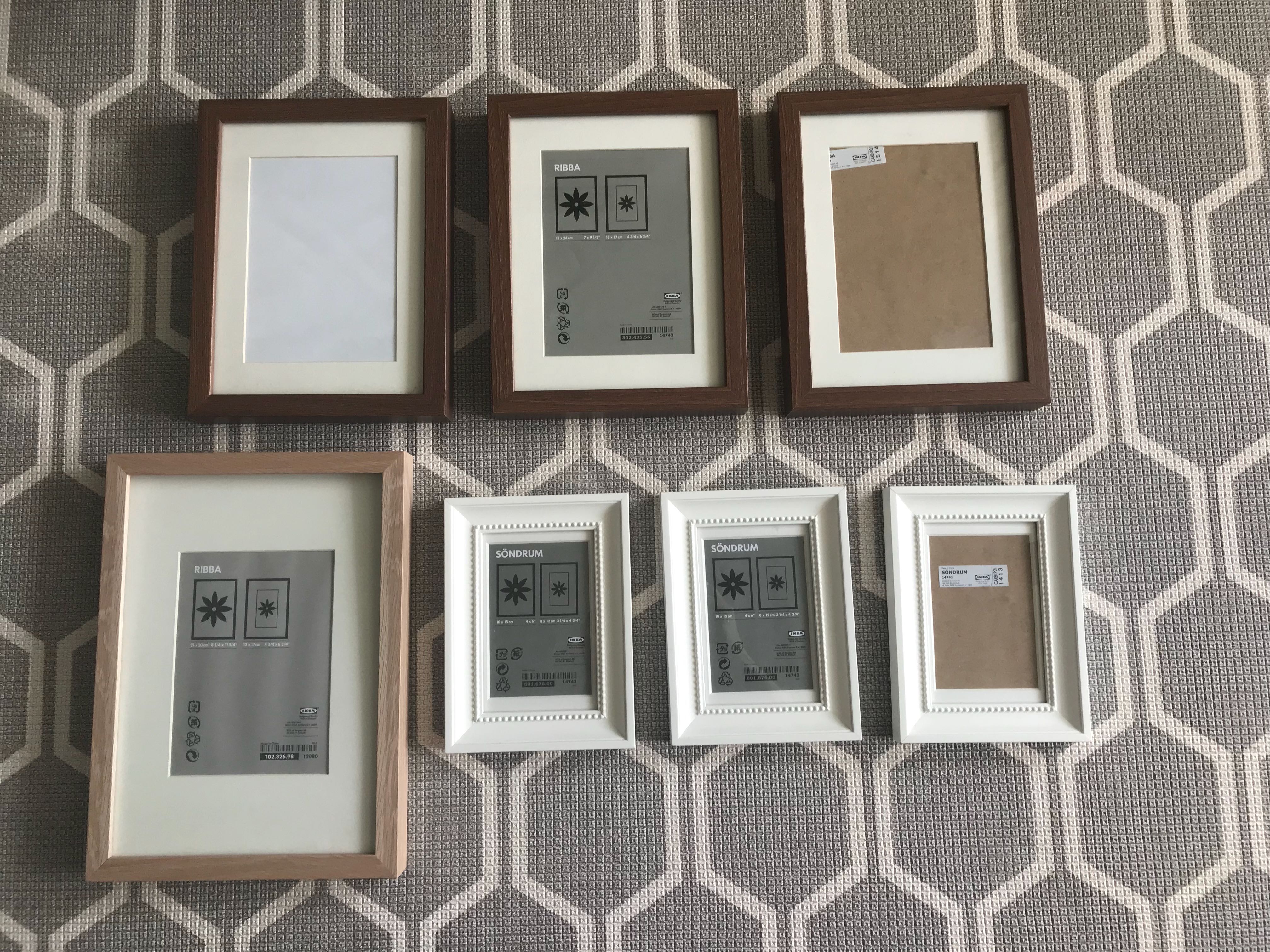 Ikea Photo Frame Set of 7, Furniture & Home Living, Home Decor, Frames