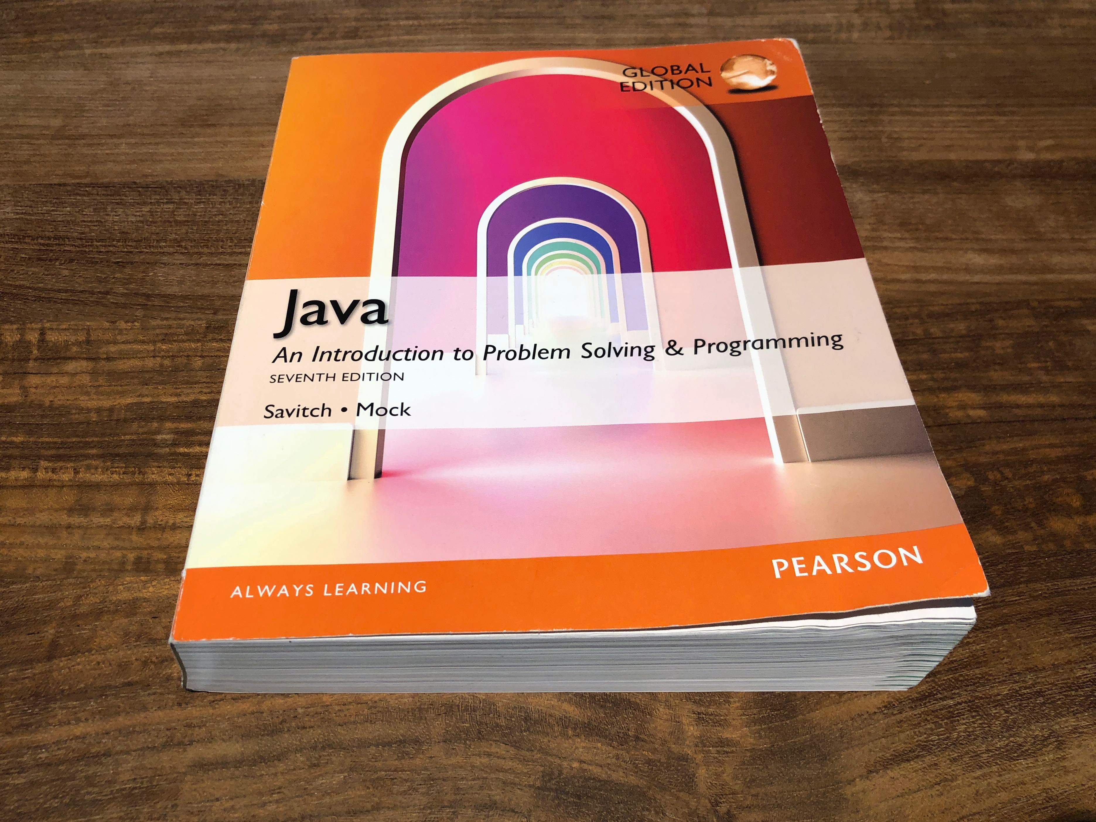 java an introduction to problem solving and programming 7th edition