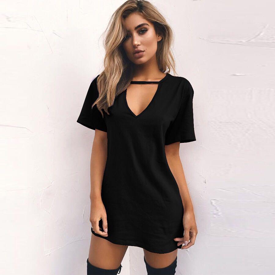 plain little black dress