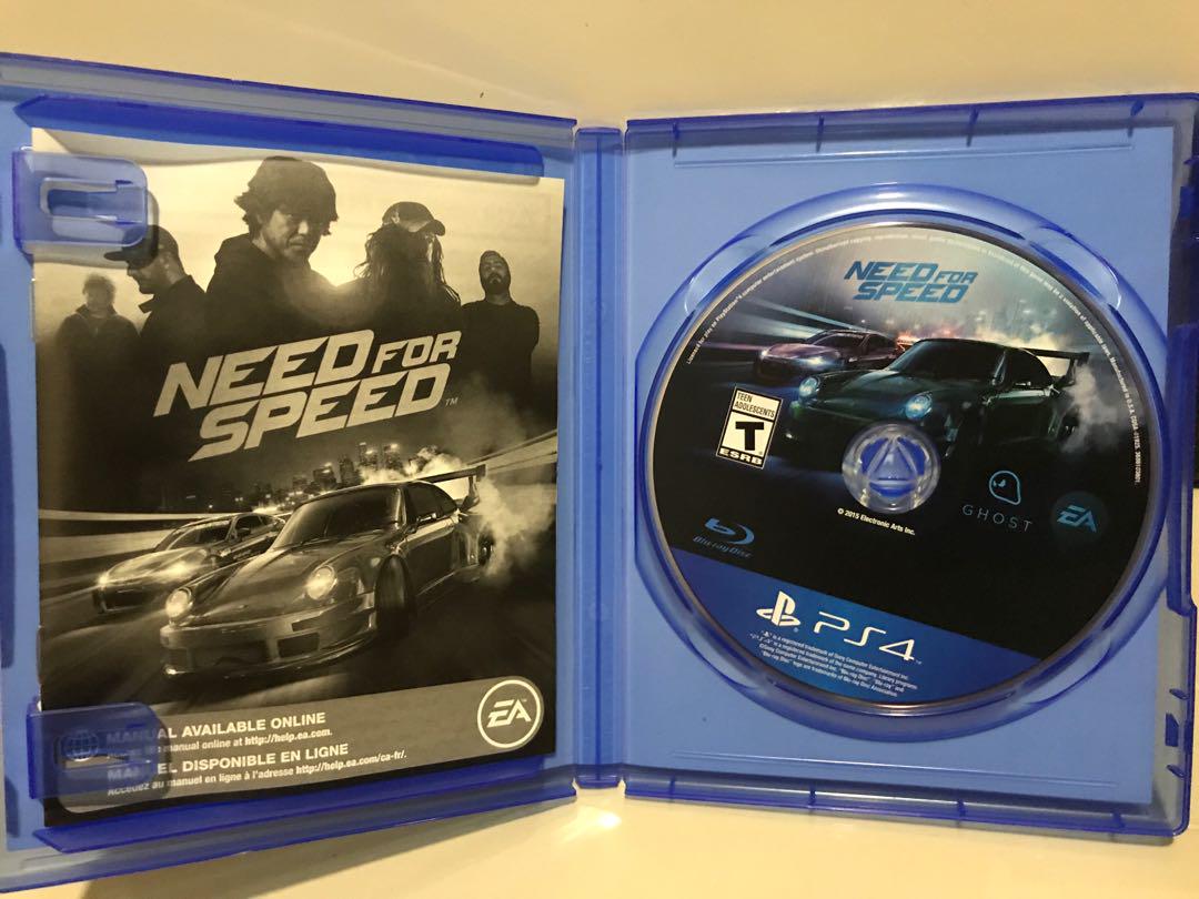 Need for Speed PS4, Video Gaming, Video Games, PlayStation on Carousell