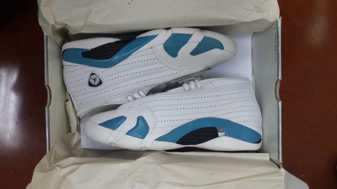 jordan 14 low white