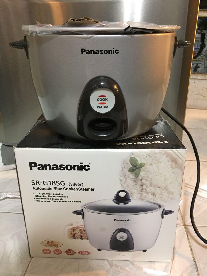 Panasonic Rice Cooker / Steamer, 家庭電器, 廚房電器, 鍋具 Carousell