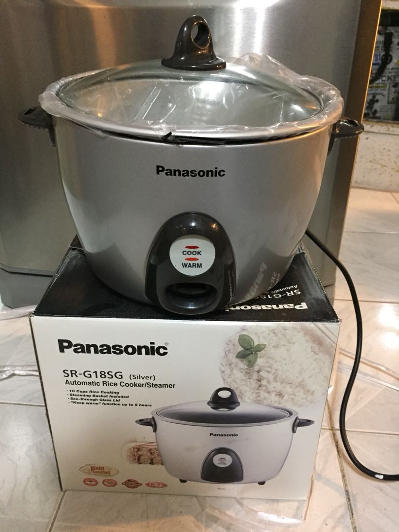Panasonic Rice Cooker / Steamer, 家庭電器, 廚房電器, 鍋具 Carousell