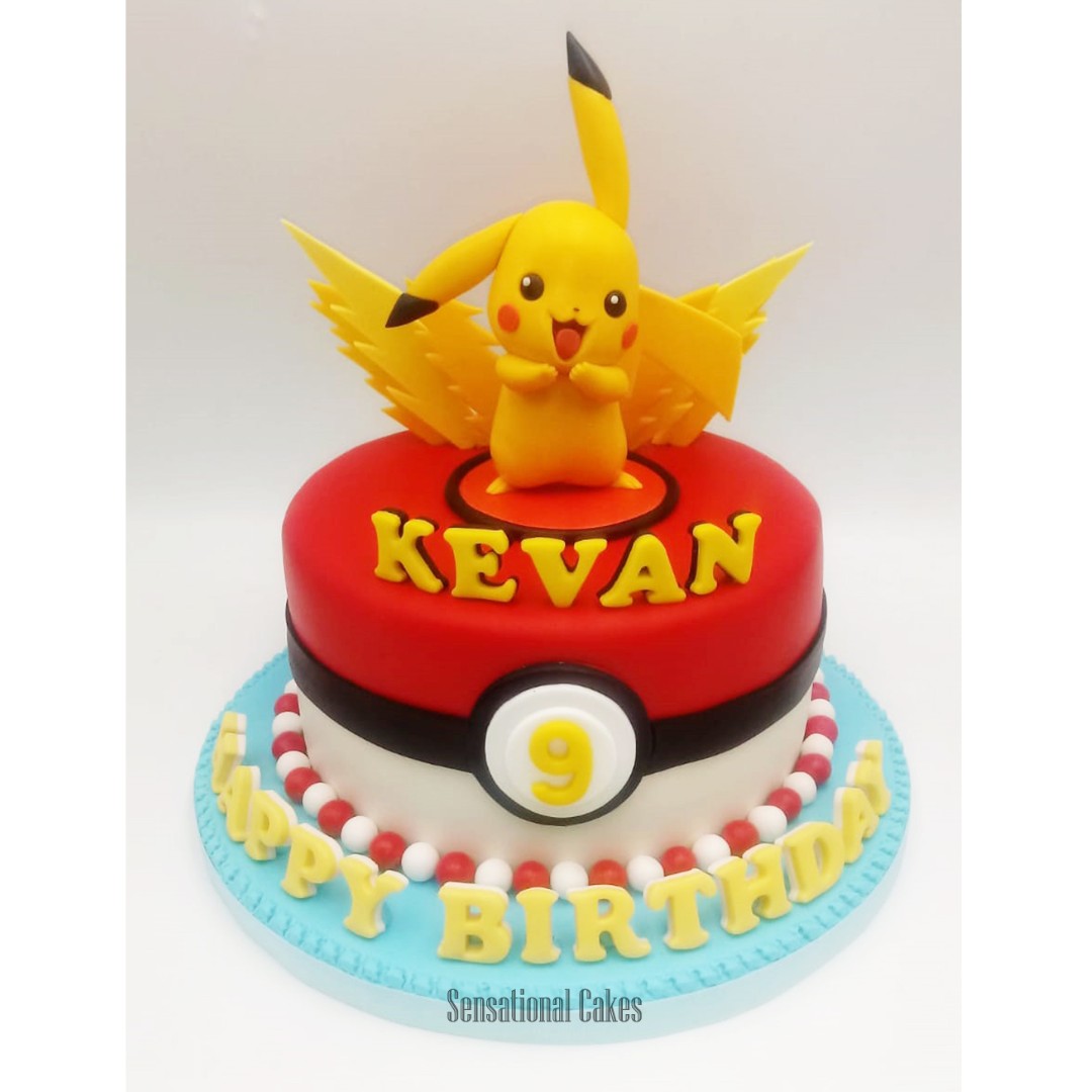 Poke Monster 3d Customized Children Cake Singaporecake