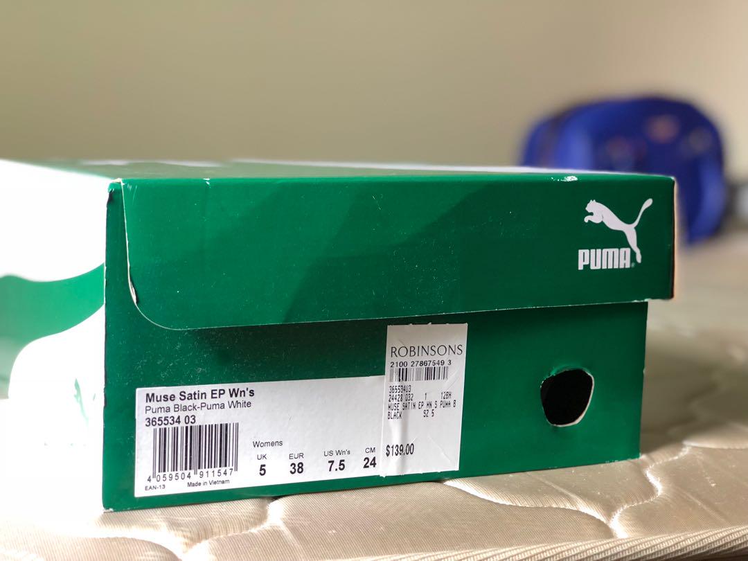 puma muse satin green