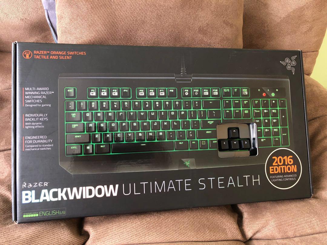 Razer Blackwidow Ultimate Stealth 2016 Electronics Computer Parts Accessories On Carousell