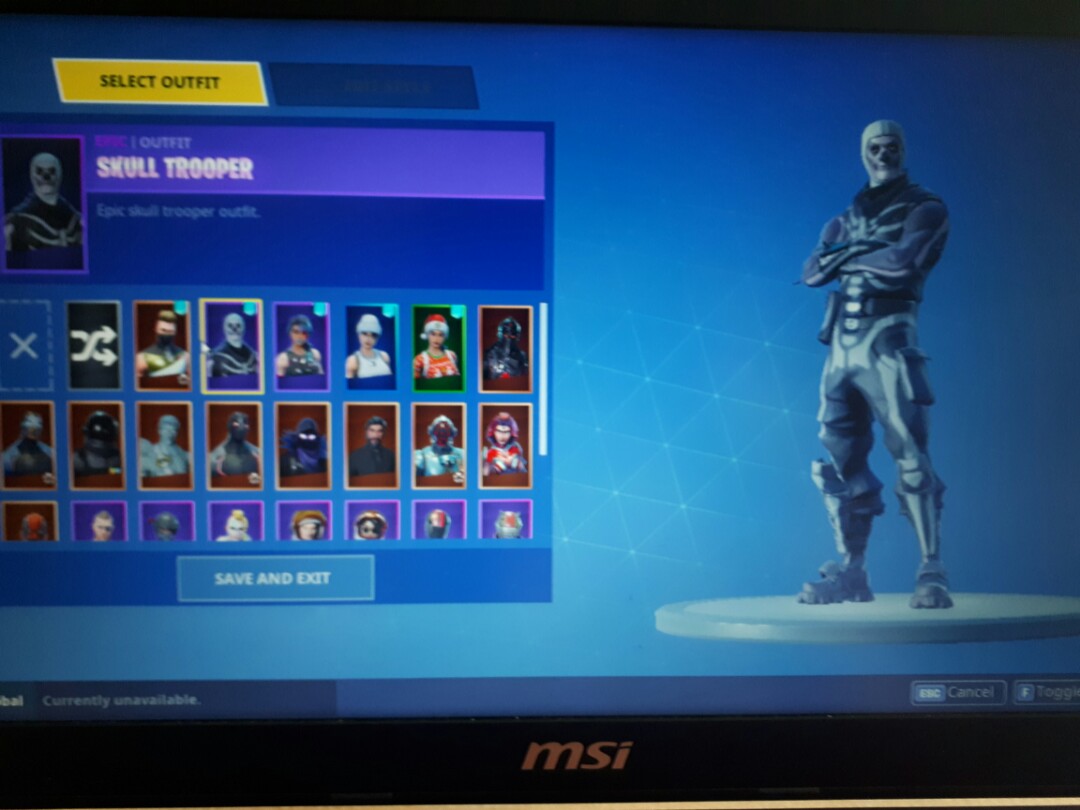 skull trooper and nog ops account toys games video gaming in game products on carousell - sellygg fortnite accounts skull trooper