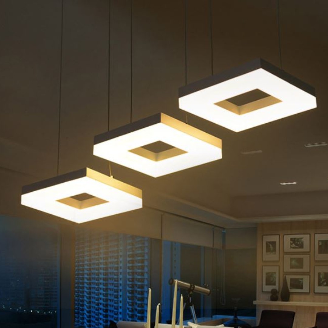 Square Outline Led Lights Furniture Home Decor Lighting