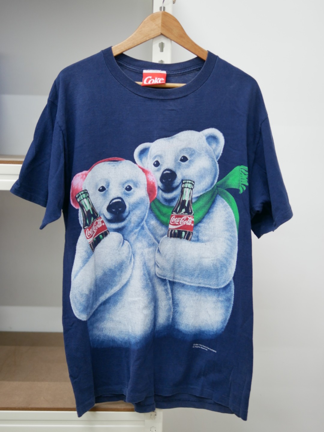 coca cola bear shirt
