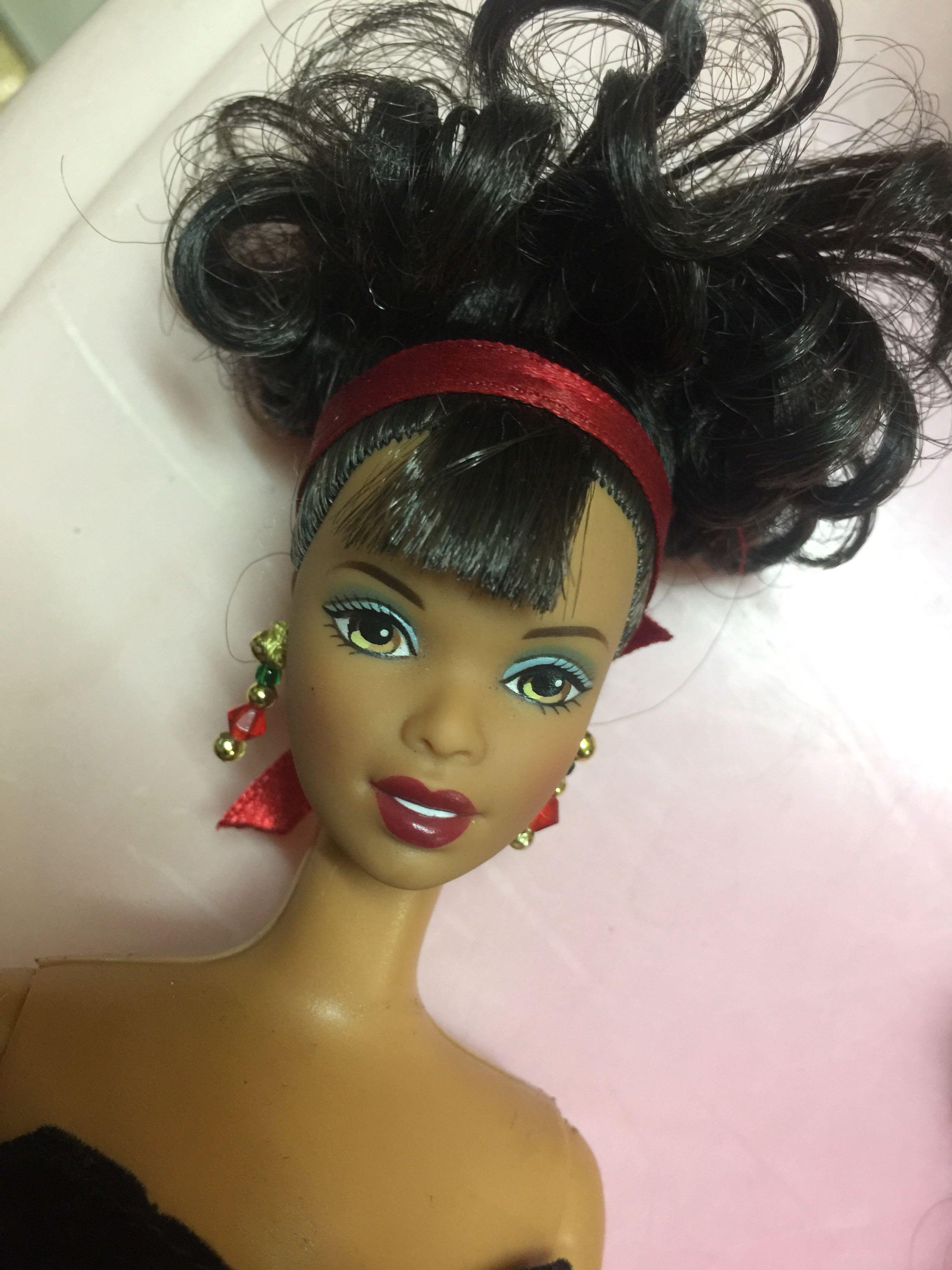Vintage special edition Avon winter splendor Barbie African