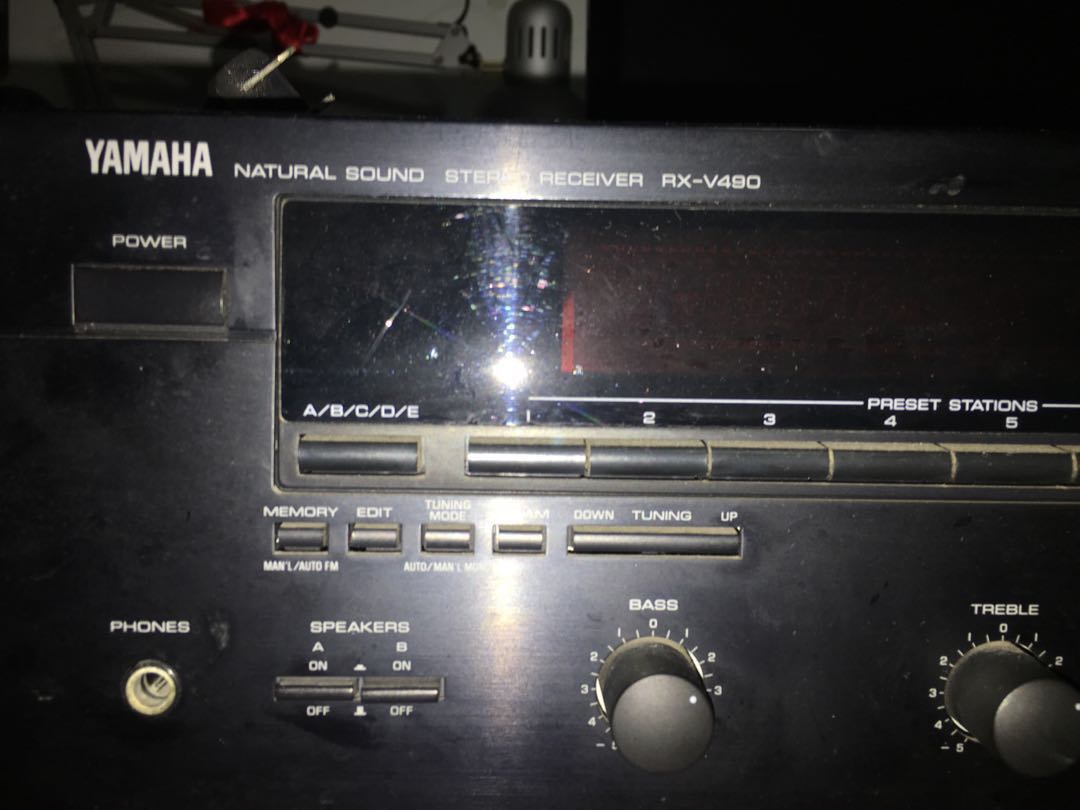 Yamaha RXV490 Stereo receiver, Audio, Soundbars, Speakers & Amplifiers