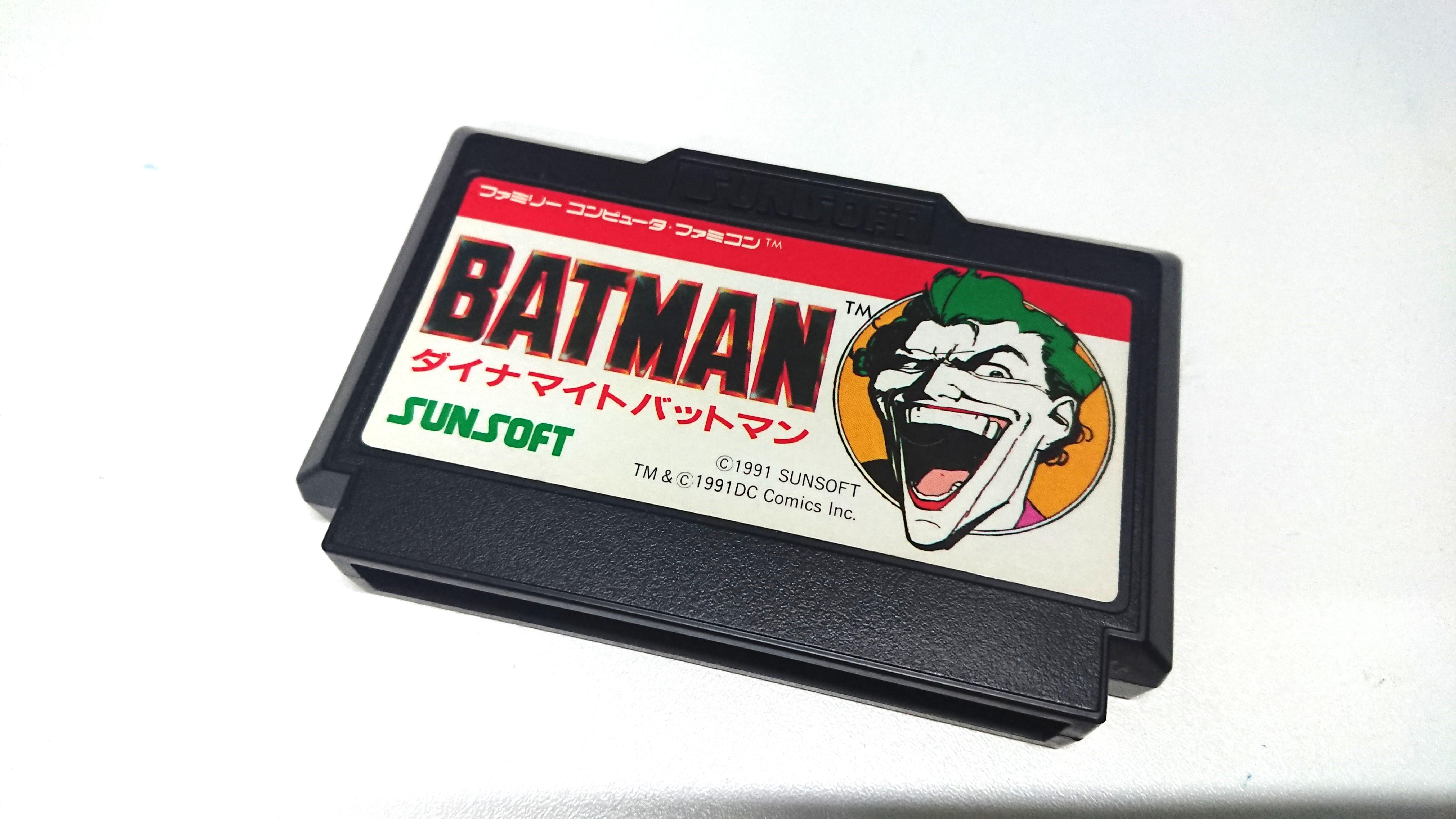 罕有) Dynamite Batman ダイナマイトバットマン( 紅白機FC ファミコン 