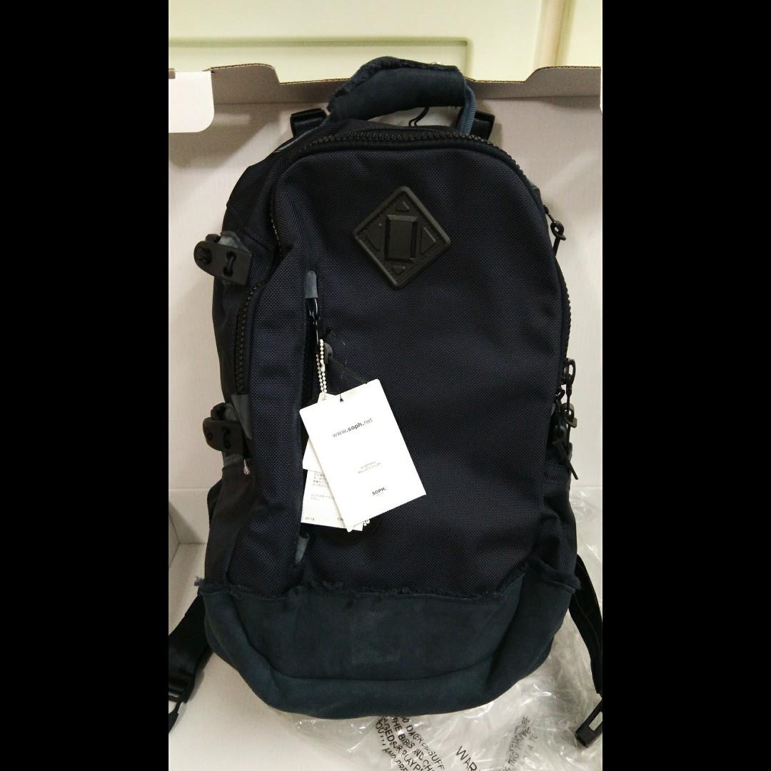 全新SOPHNET x visvim Ballistic 20L backpack navy, 男裝, 袋, 腰袋