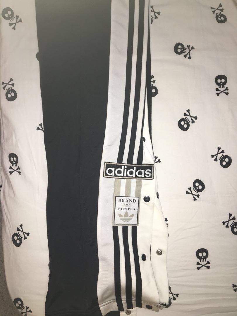 adidas originals button down track pants