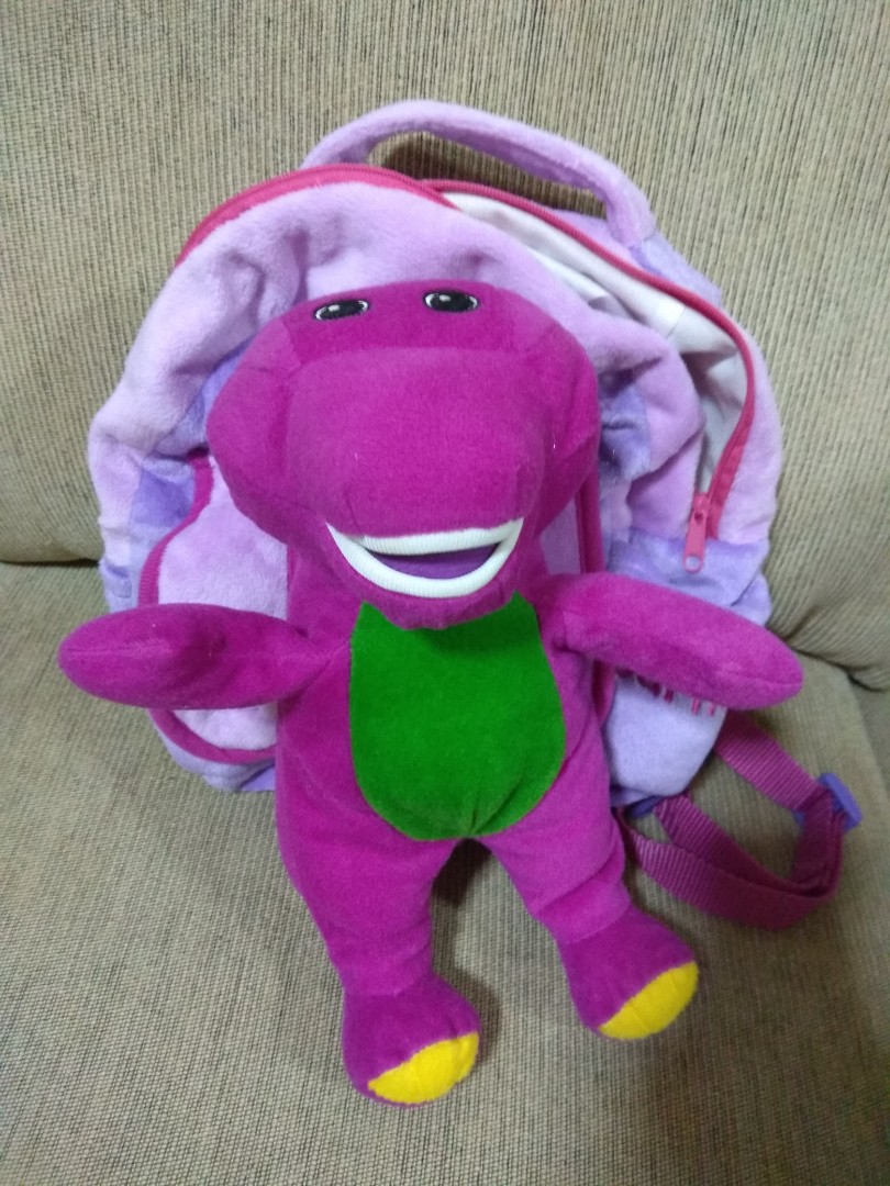 Barney backpack, Babies & Kids, Going Out, Diaper Bags & Wetbags on ...