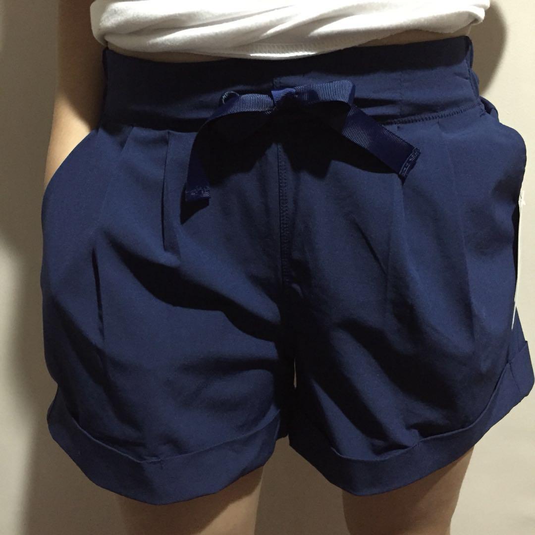 Apana Blue Athletic Shorts for Women