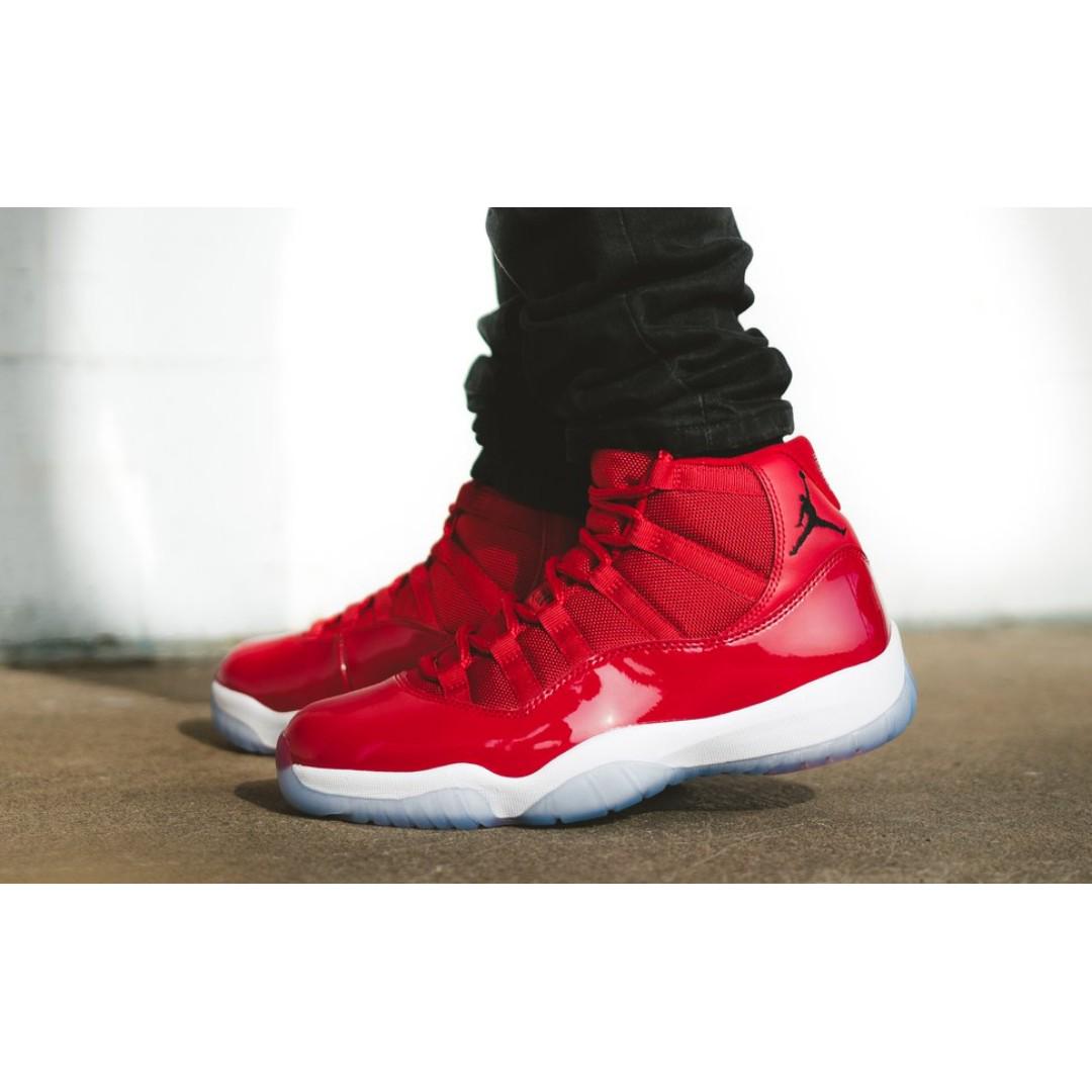 Air jordan 11 retro win like 96 men's hotsell