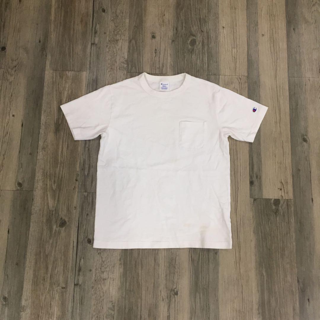 Champion Plain White T Shirt