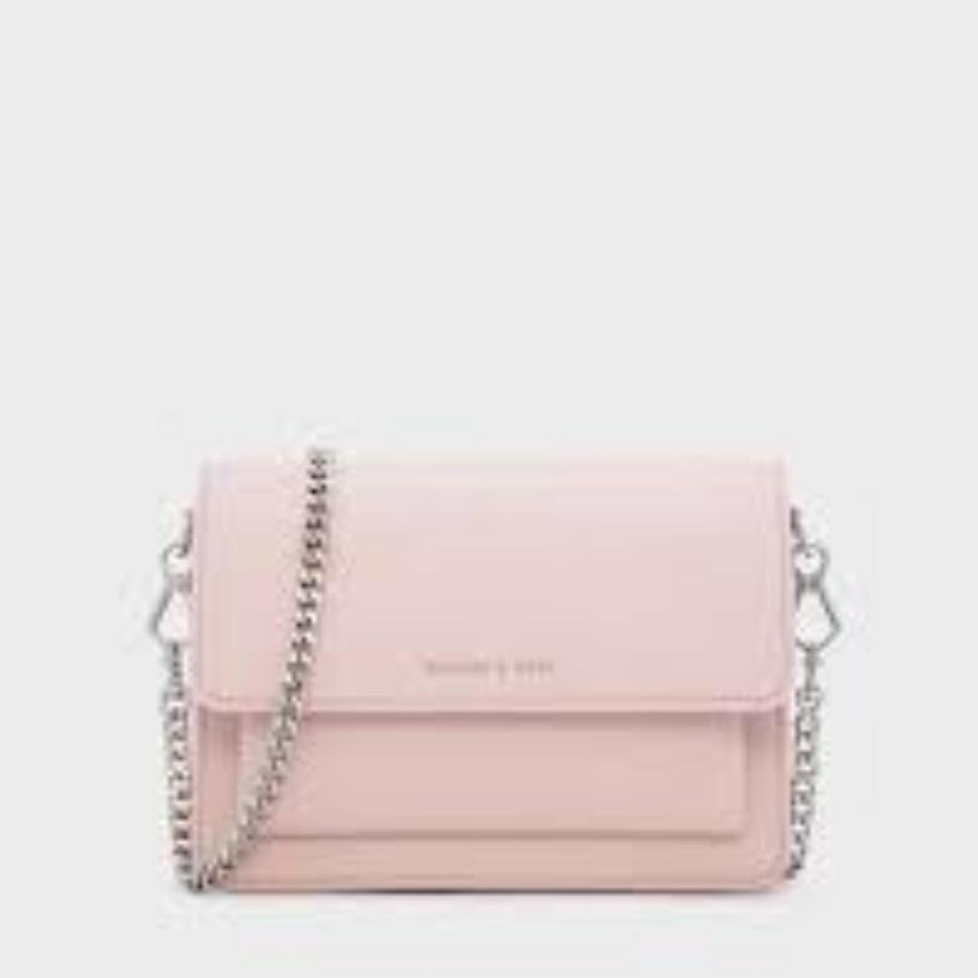 CHARLES KEITH CROSSBODY BAG PINK Women s Fashion Bags