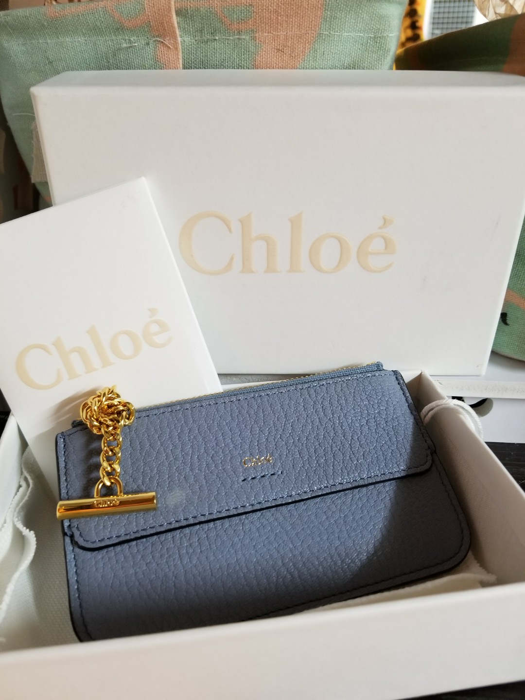 Chloe card holder, 名牌, 袋 & 銀包 Carousell