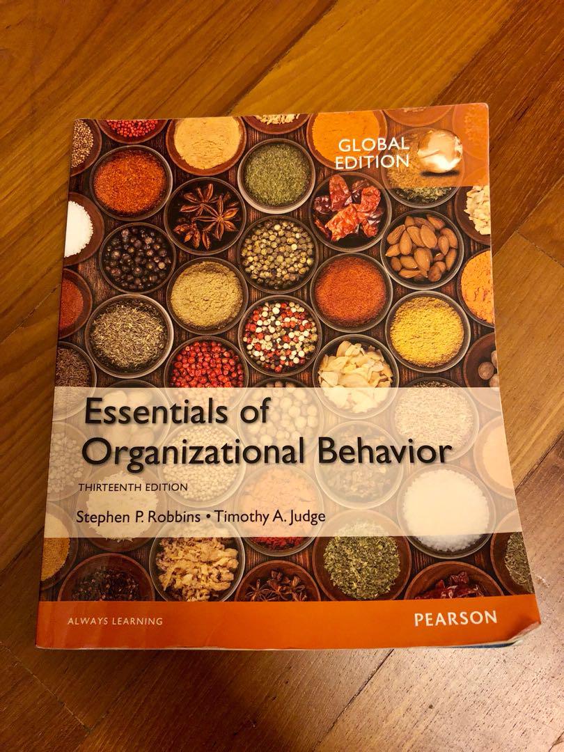 Essentials Of Organisational Behaviour 13th Edition Books Stationery Textbooks Tertiary On Carousell