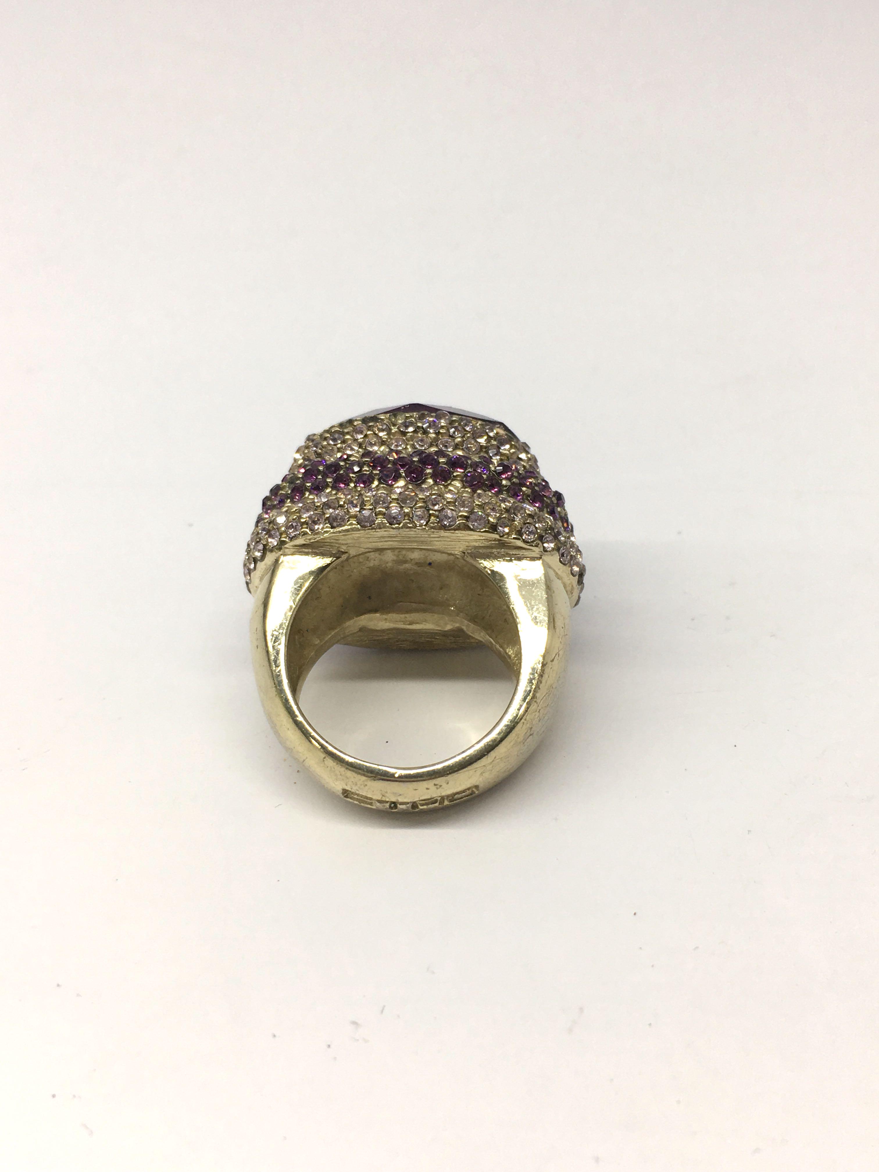 Etro Purple Ring Size 14 Women S Fashion Jewellery Rings On Carousell