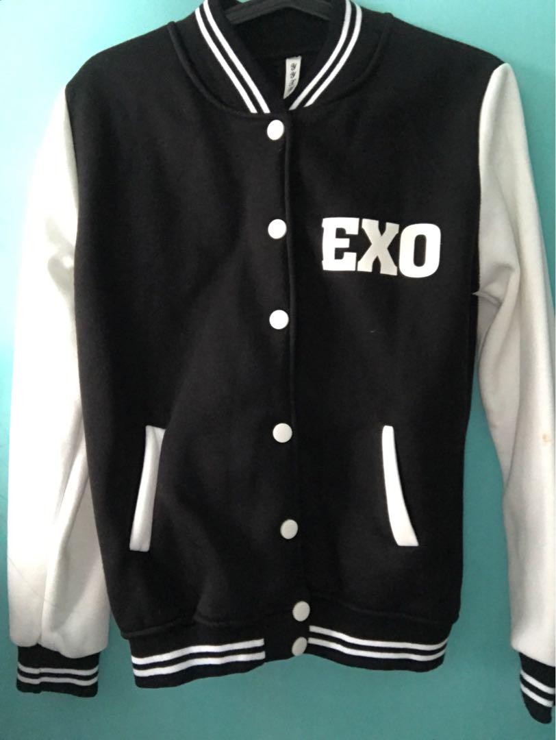 EXO tao varsity jacket Hobbies Toys Memorabilia Collectibles Fan Merchandise on Carousell