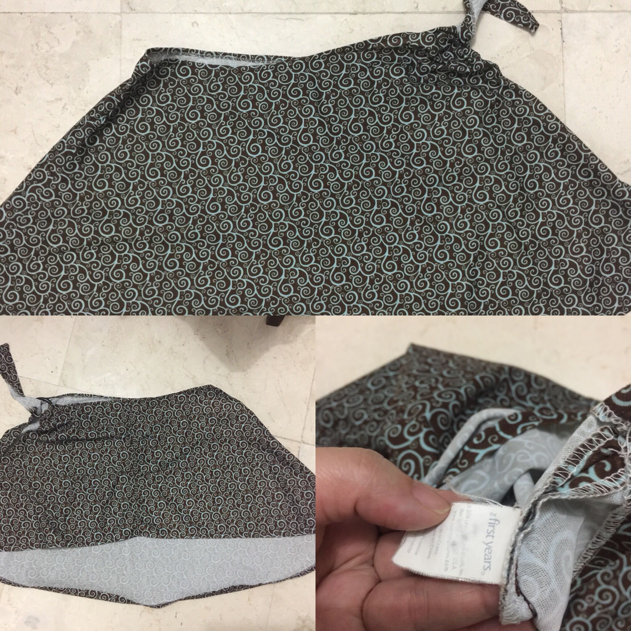 Repriced! First Years Nursing Cover (Category: Breastfeeding & Bottle Feeding) located in Quezon City. Submitted by bethbd88 (Listing ID 185980280, Image 1). Description: I'm selling my new and used personal stuff. For interested buyers, please sms or viber me. Please manage your expectations on pre-loved items. Thanks! (preferred mode of payment) Bank Deposit: Banco de oro or BPI (buyer to shoulder interbranch transaction fee, if any) .