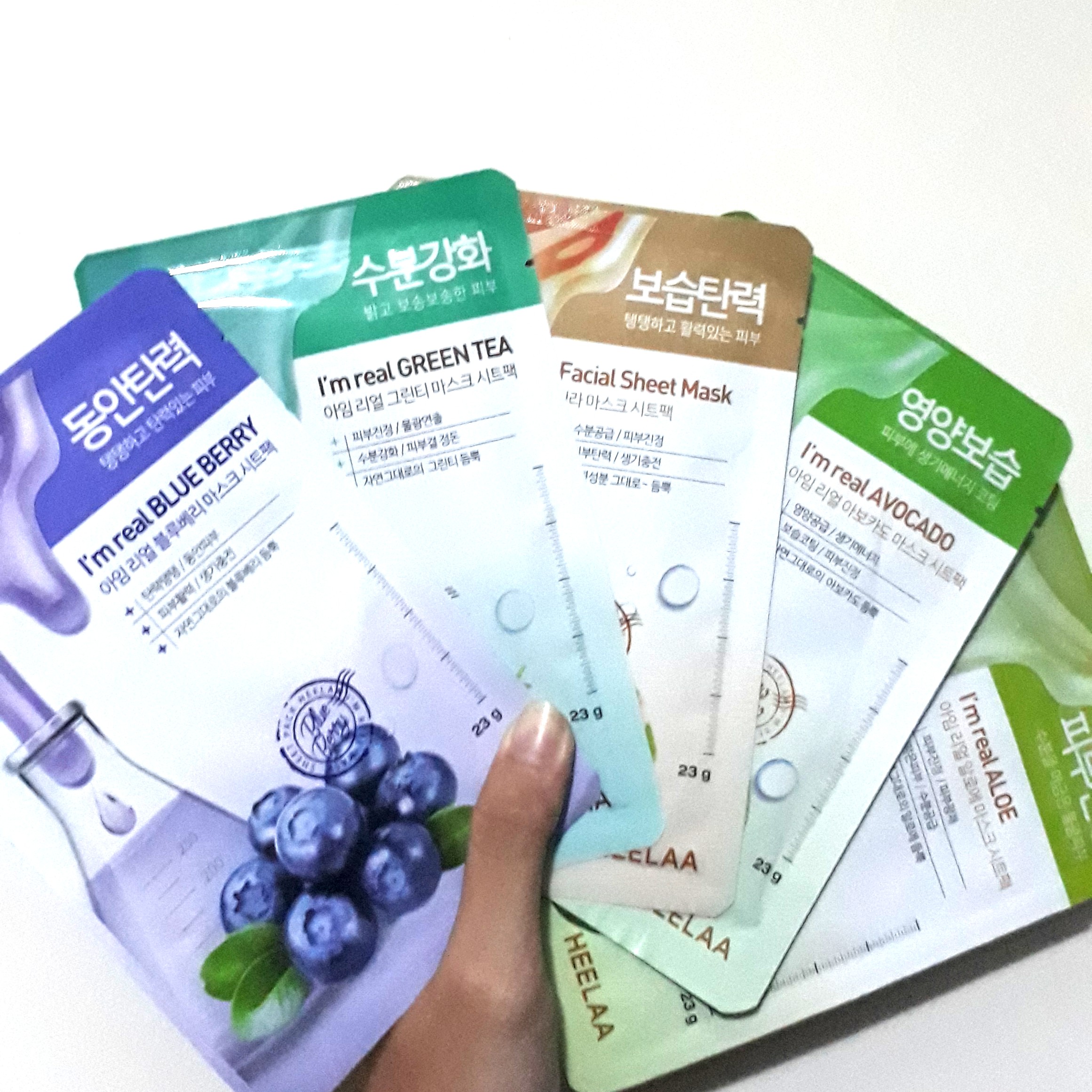 HEELAA Sheet Mask / Korean Face Mask / Korean Sheet Mask, Kesehatan