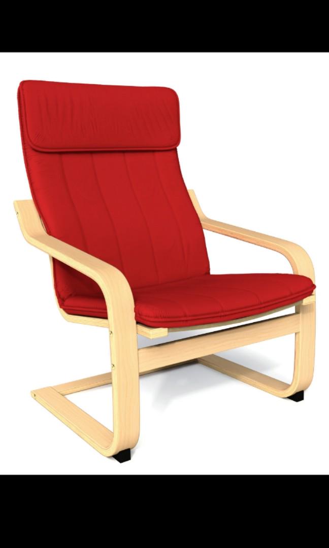 IKEA PELLO Armchair 2 Cushions, Furniture & Home Living, Furniture