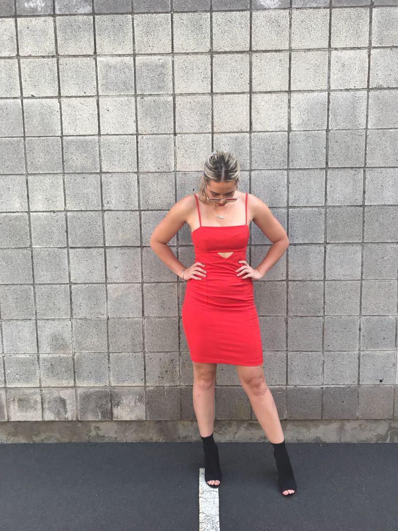 Kookai red dress online