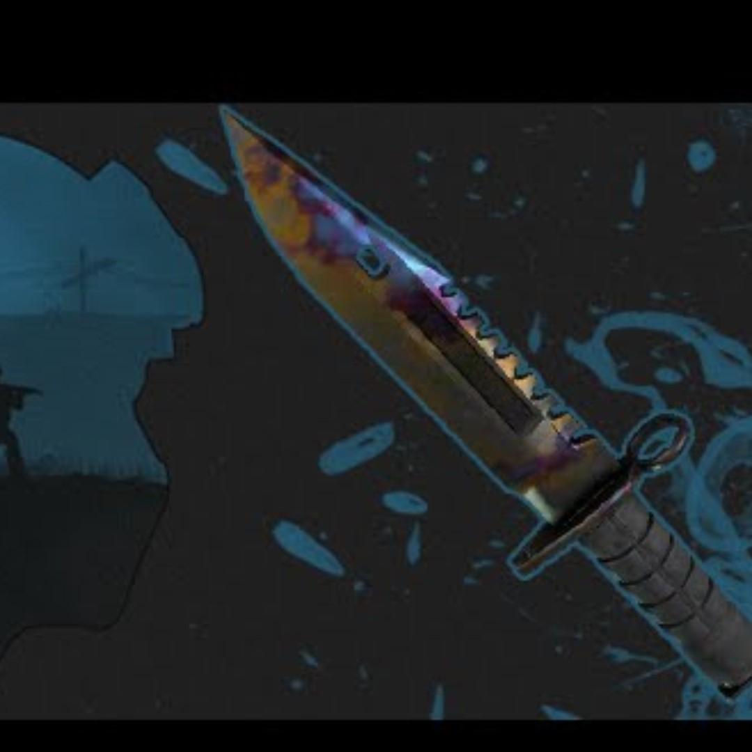 M9 Bayonet Case Hardened Ft Toys Games Video Gaming In Game Products On Carousell