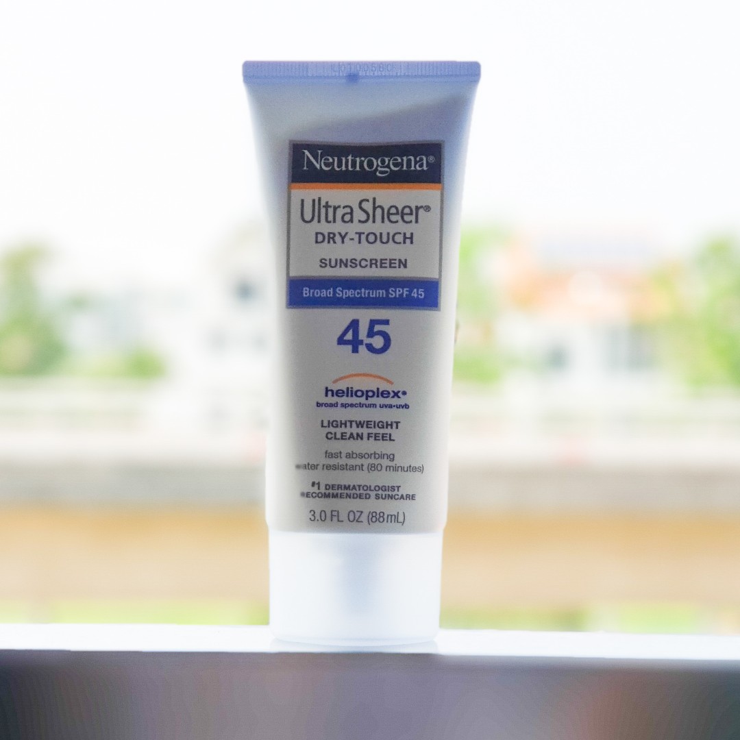 ultra sheer face sunscreen spf 45
